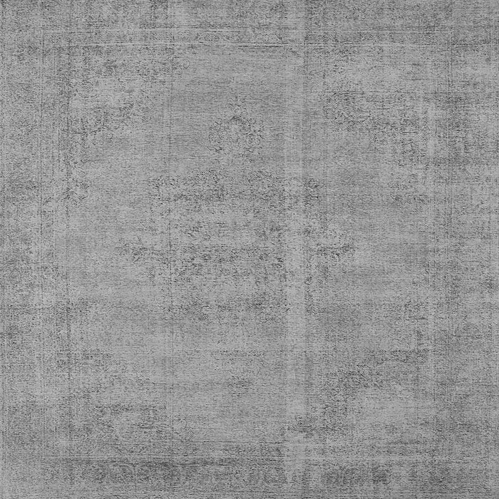 Square Oriental Gray Industrial Rug, urb1725gry