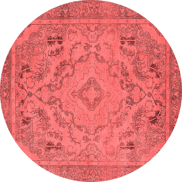 Machine Washable Oriental Red Industrial Rug, wshurb1726red