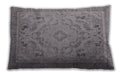 Mid-Century Modern Urban Silver Pink Lumbar Throw Pillow, 13 inch by 19 inch, lburb1726