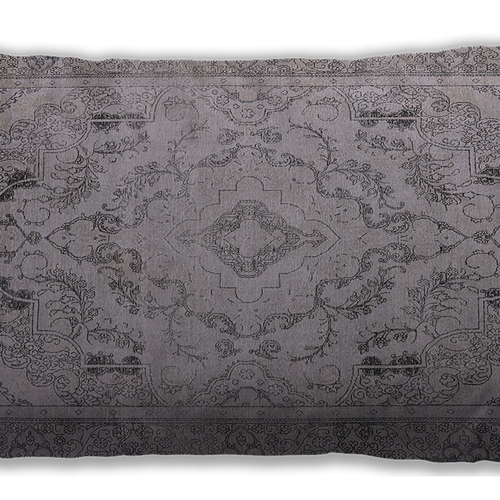 Mid-Century Modern Urban Silver Pink Lumbar Throw Pillow, 13 inch by 19 inch, lburb1726