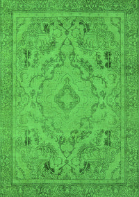 Oriental Green Industrial Rug, urb1726grn