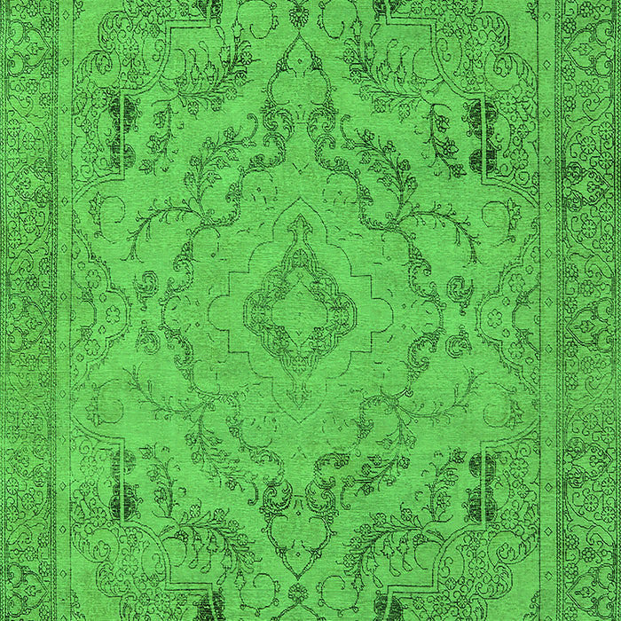 Oriental Green Industrial Rug, urb1726grn