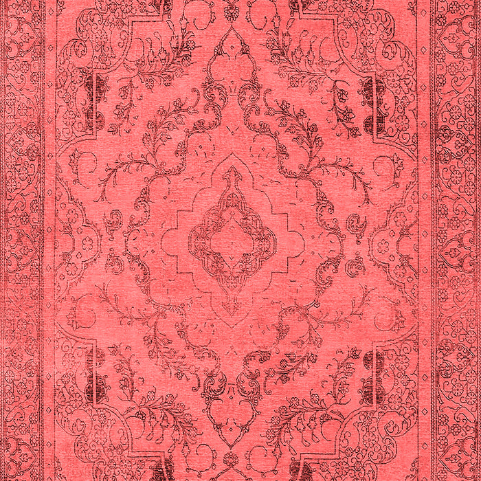 Machine Washable Oriental Red Industrial Rug, wshurb1726red