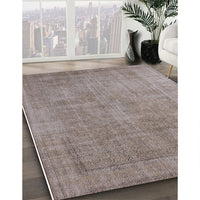 Mid-Century Modern Rose Purple Oriental Rug, urb1727