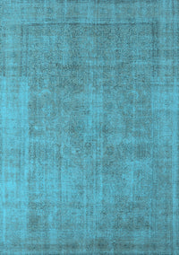 Oriental Light Blue Industrial Rug, urb1727lblu