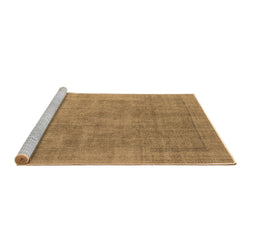 Sideview of Machine Washable Oriental Brown Industrial Rug, wshurb1727brn