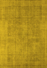 Oriental Yellow Industrial Rug, urb1727yw