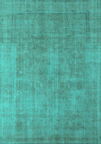 Oriental Turquoise Industrial Rug, urb1727turq