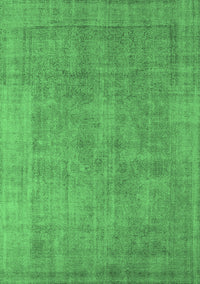 Oriental Emerald Green Industrial Rug, urb1727emgrn