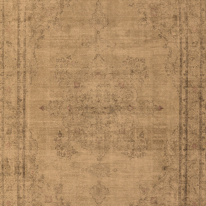Oriental Brown Industrial Rug, urb1728brn