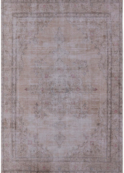 Mid-Century Modern Rose Purple Oriental Rug, urb1728