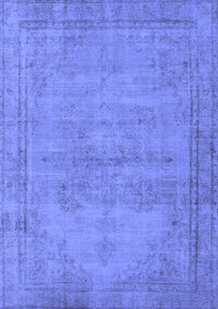 Oriental Blue Industrial Rug, urb1728blu