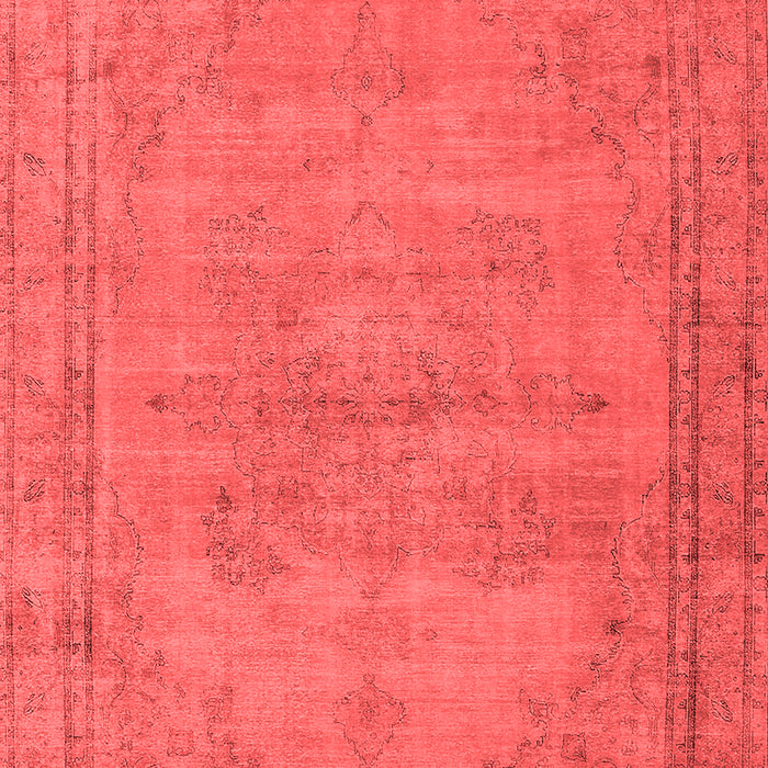 Machine Washable Oriental Red Industrial Rug, wshurb1728red