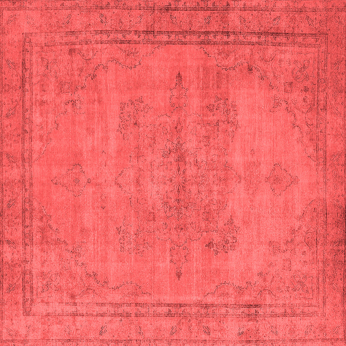 Machine Washable Oriental Red Industrial Rug, wshurb1728red