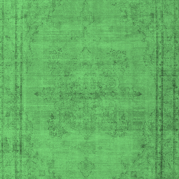 Oriental Emerald Green Industrial Rug, urb1728emgrn