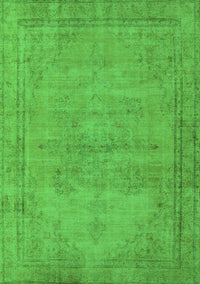 Oriental Green Industrial Rug, urb1728grn