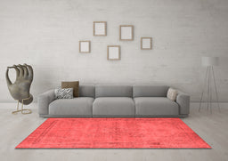 Industrial Red Washable Rugs