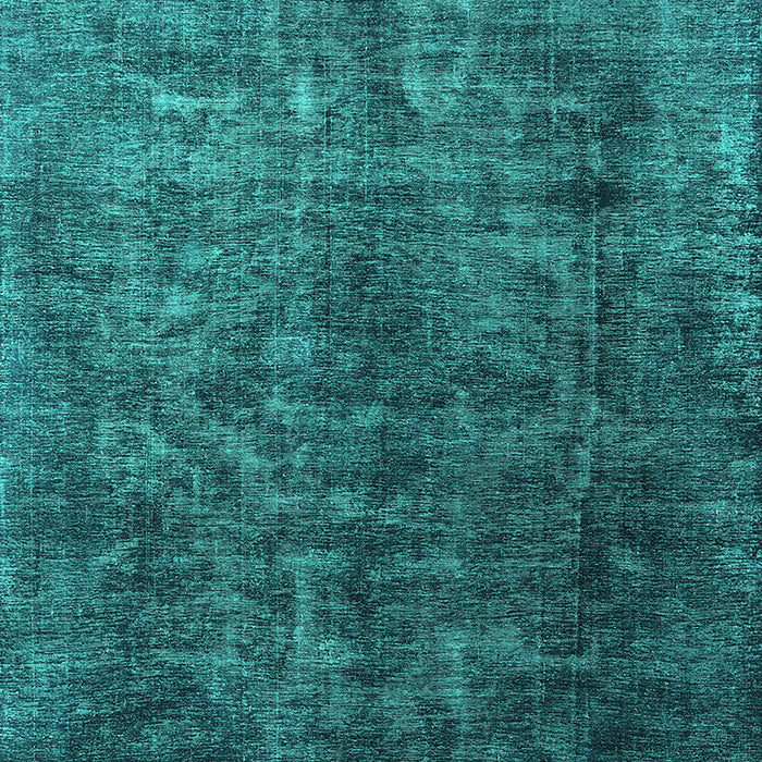 Machine Washable Oriental Turquoise Industrial Area Rugs, wshurb1729turq
