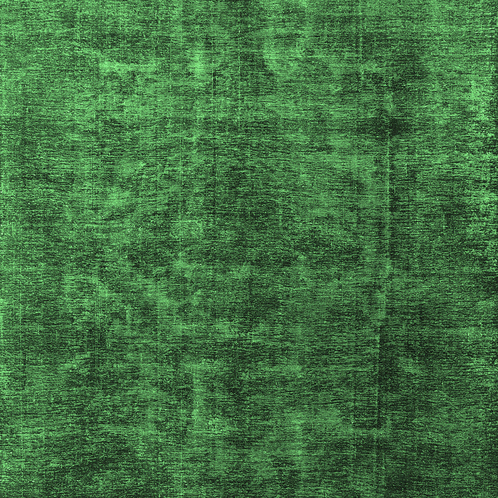 Machine Washable Oriental Emerald Green Industrial Area Rugs, wshurb1729emgrn