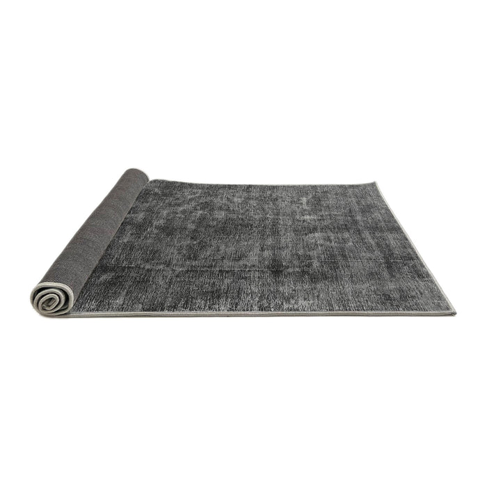 Sideview of Oriental Gray Industrial Rug, urb1729gry