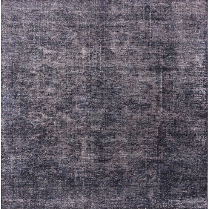 Square Machine Washable Industrial Modern Plum Purple Rug, wshurb1729