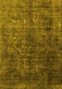 Oriental Yellow Industrial Rug, urb1729yw