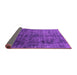 Sideview of Oriental Purple Industrial Rug, urb1729pur