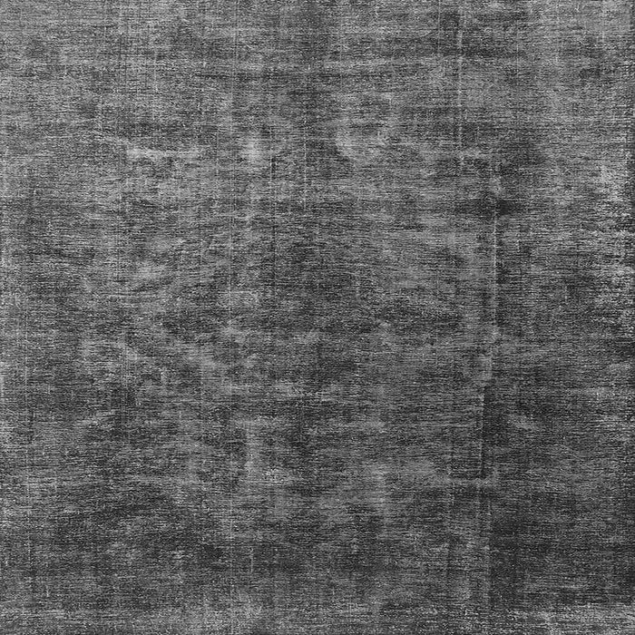 Square Oriental Gray Industrial Rug, urb1729gry