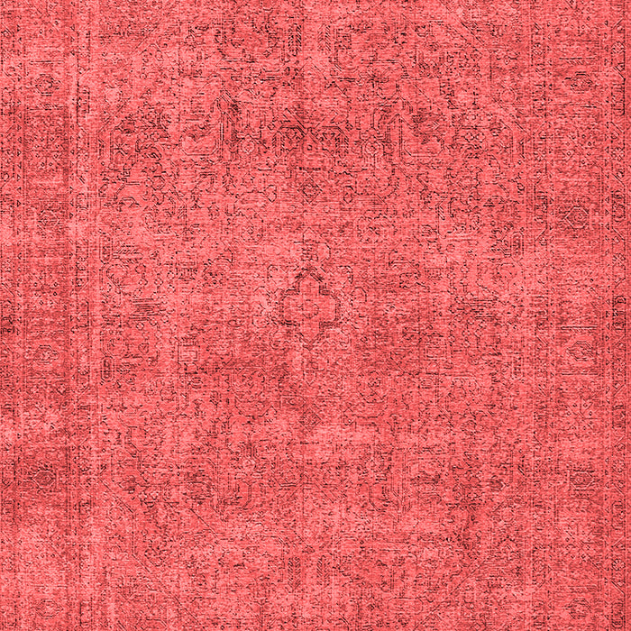 Machine Washable Oriental Red Industrial Rug, wshurb1730red