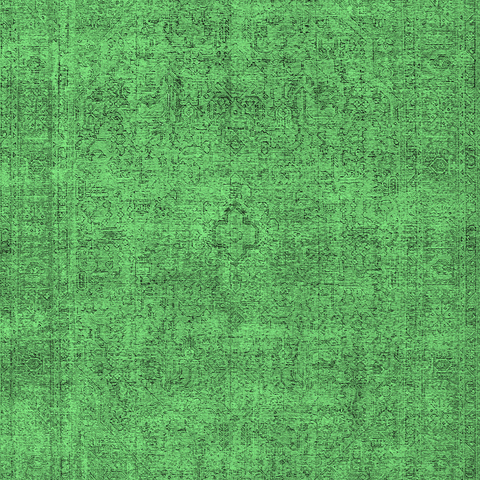 Oriental Emerald Green Industrial Rug, urb1730emgrn