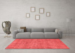 Industrial Red Washable Rugs