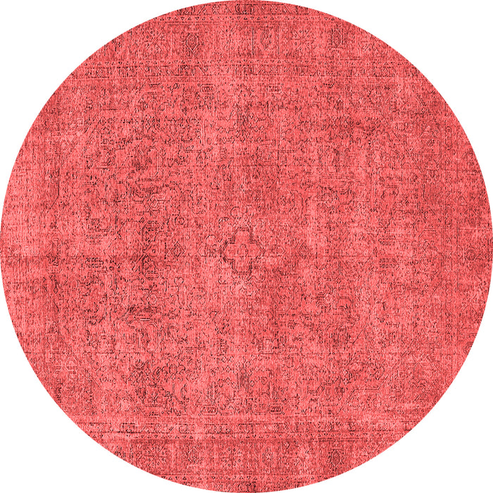 Machine Washable Oriental Red Industrial Rug, wshurb1730red
