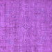 Square Oriental Purple Industrial Rug, urb1730pur