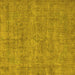 Square Oriental Yellow Industrial Rug, urb1730yw