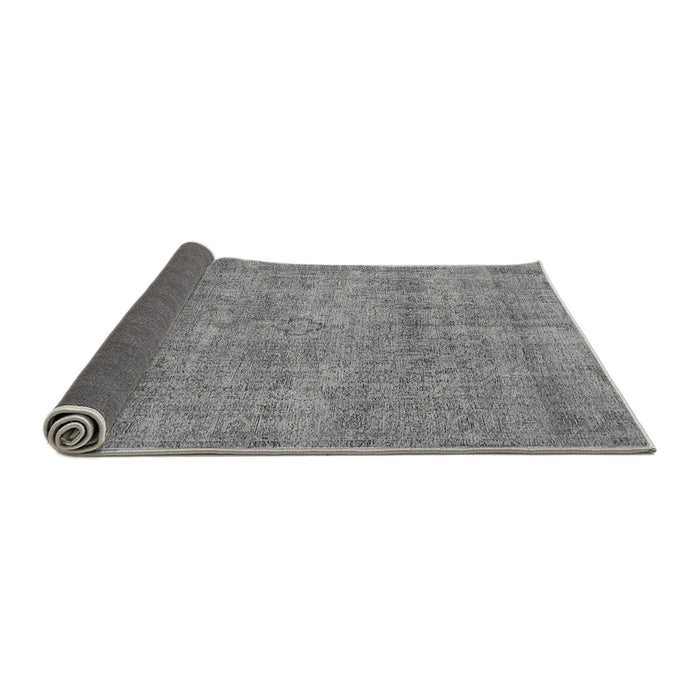 Sideview of Oriental Gray Industrial Rug, urb1730gry
