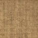 Square Oriental Brown Industrial Rug, urb1730brn