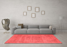Industrial Red Washable Rugs