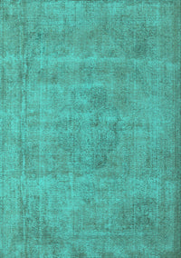 Oriental Turquoise Industrial Rug, urb1731turq