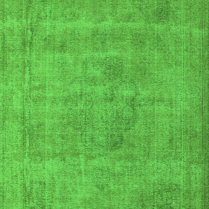 Machine Washable Oriental Green Industrial Area Rugs, wshurb1731grn