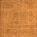 Square Oriental Orange Industrial Rug, urb1731org