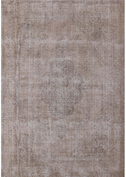 Mid-Century Modern Rose Purple Oriental Rug, urb1731