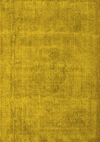 Oriental Yellow Industrial Rug, urb1731yw