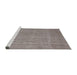 Sideview of Machine Washable Industrial Modern Rose Dust Purple Rug, wshurb1732