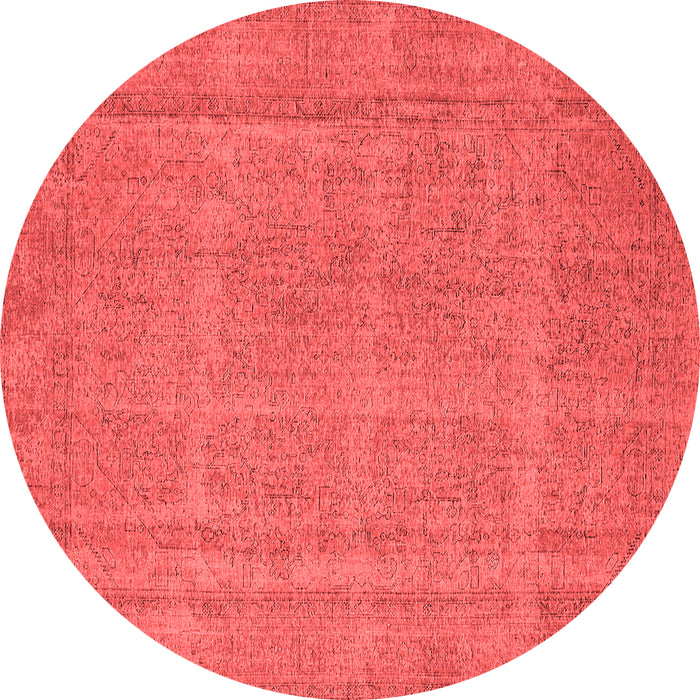 Machine Washable Oriental Red Industrial Rug, wshurb1732red