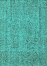 Oriental Turquoise Industrial Rug, urb1732turq