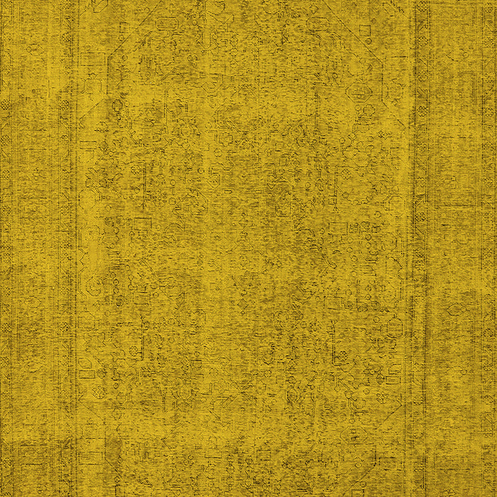 Oriental Yellow Industrial Rug, urb1732yw