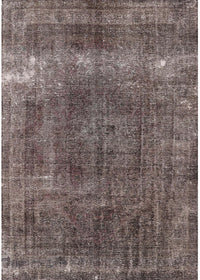 Machine Washable Industrial Modern Coffee Brown Rug, wshurb1733