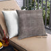 Front View of Mid-Century Modern Urban Square Coffee Brown Throw Pillow, 18 inch by 18 inch, pwurb1733