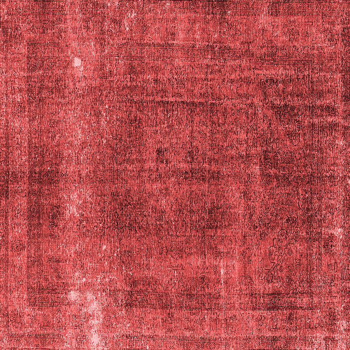 Machine Washable Oriental Red Industrial Rug, wshurb1733red