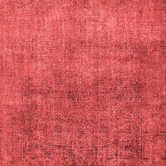 Machine Washable Oriental Red Industrial Rug, wshurb1734red